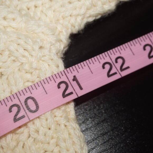 Vintage Aran Crafts Fisherman Knit Wool Sweater - Picture 6 of 7